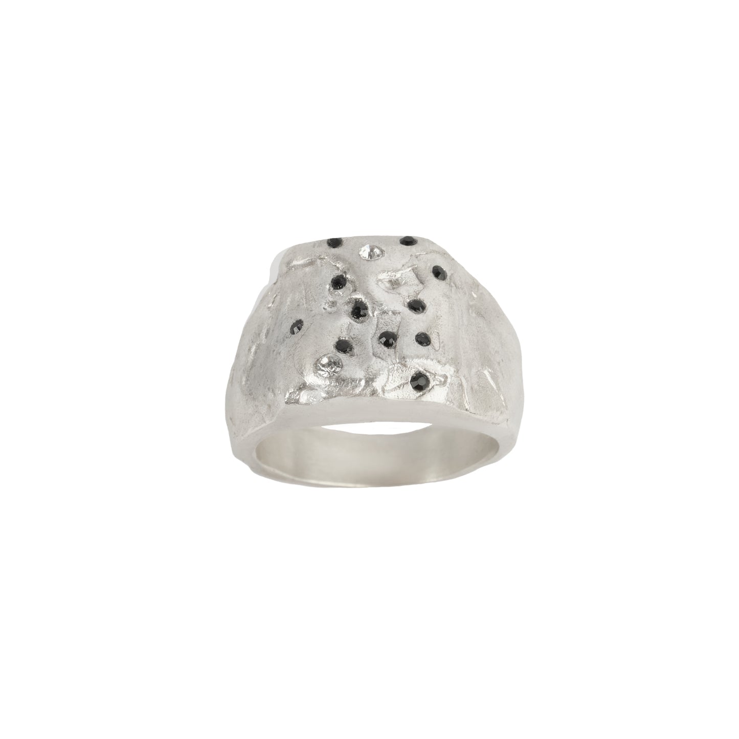 à Points Signet Ring