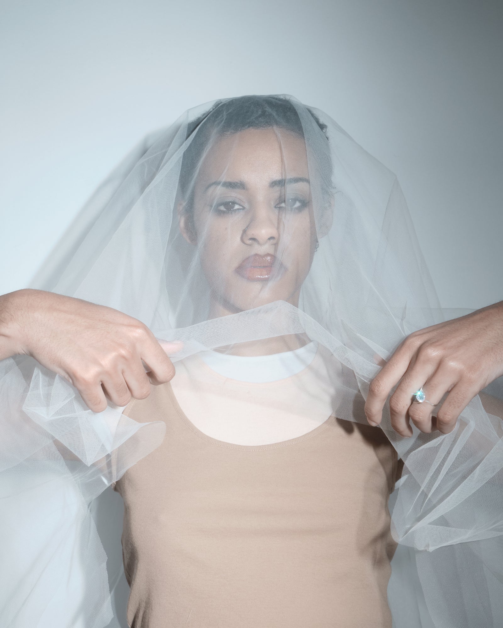 Between Us Ring — worn under a veil