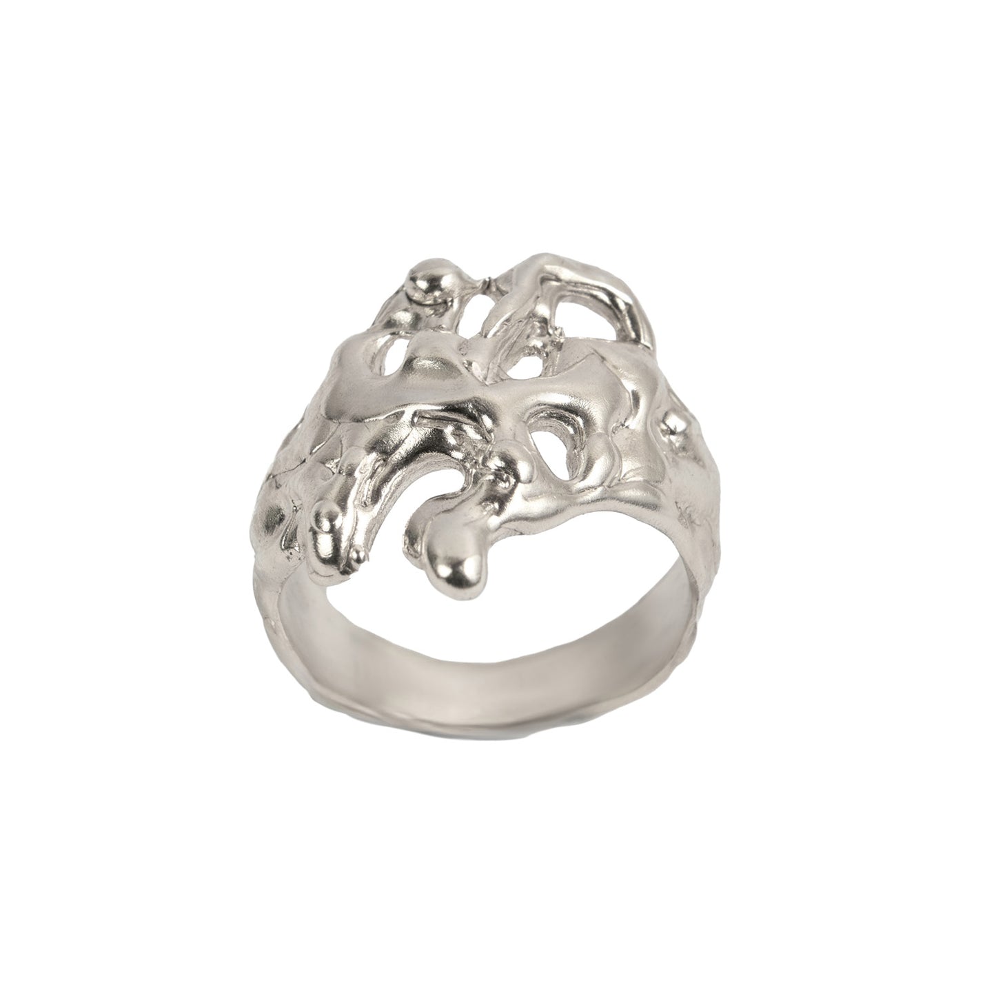 RSST04 // Unisex melting monster ring