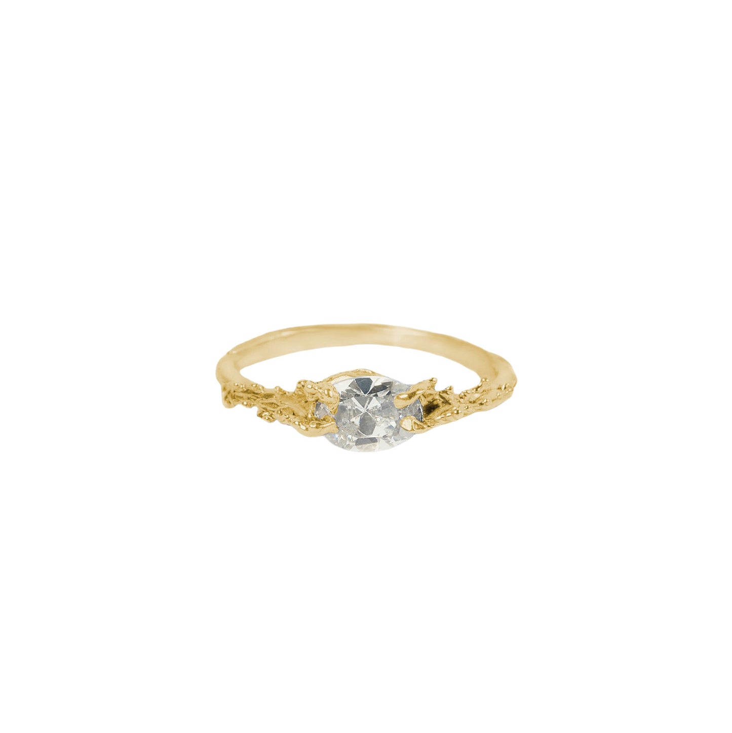 RWE02 // Classic engagement ring with tentacles