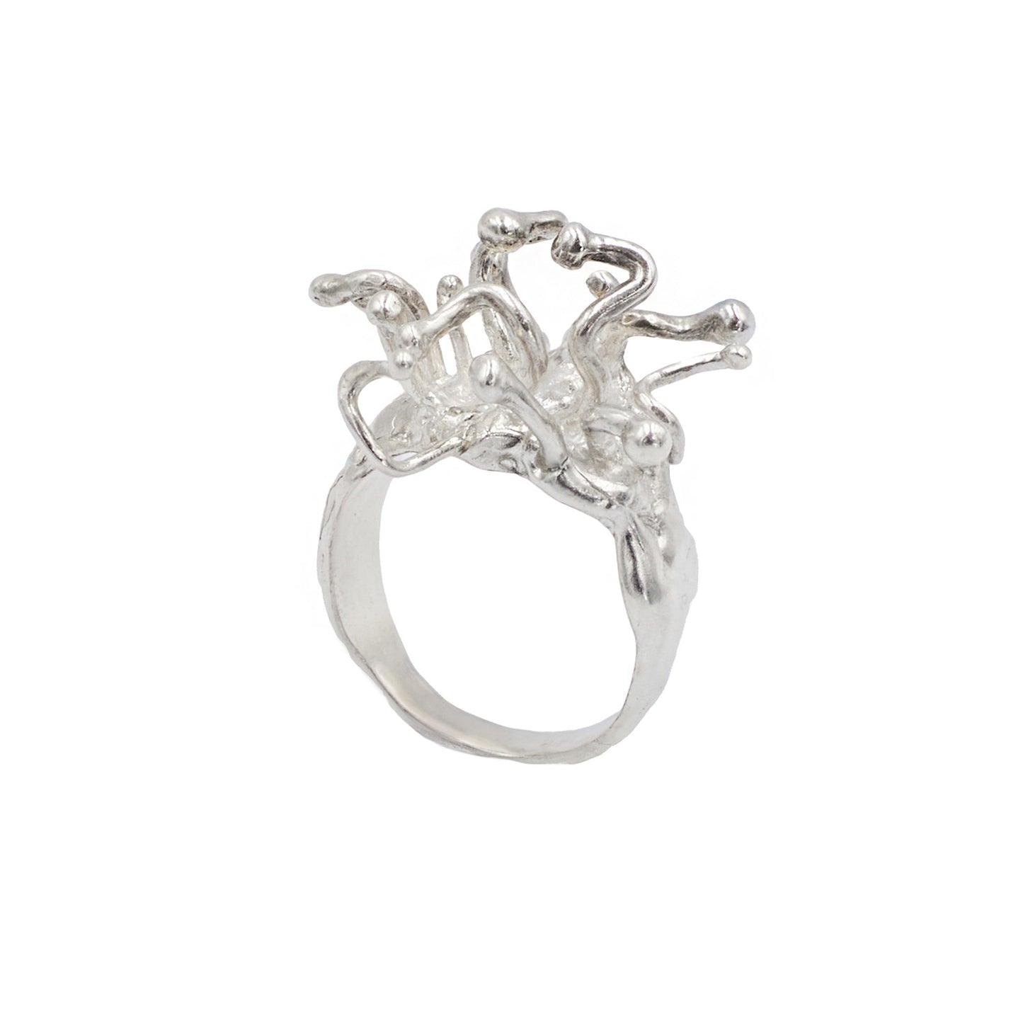 RSST11 // Anillo de plata con algas