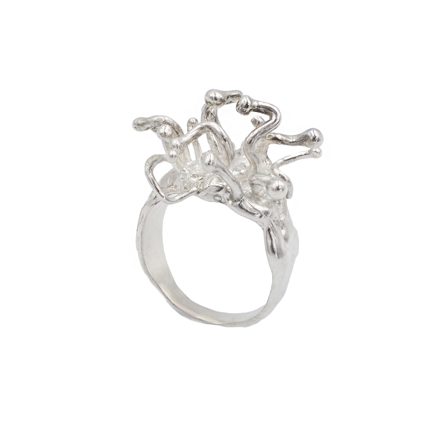 Fleur Sauvage Ring — Silver