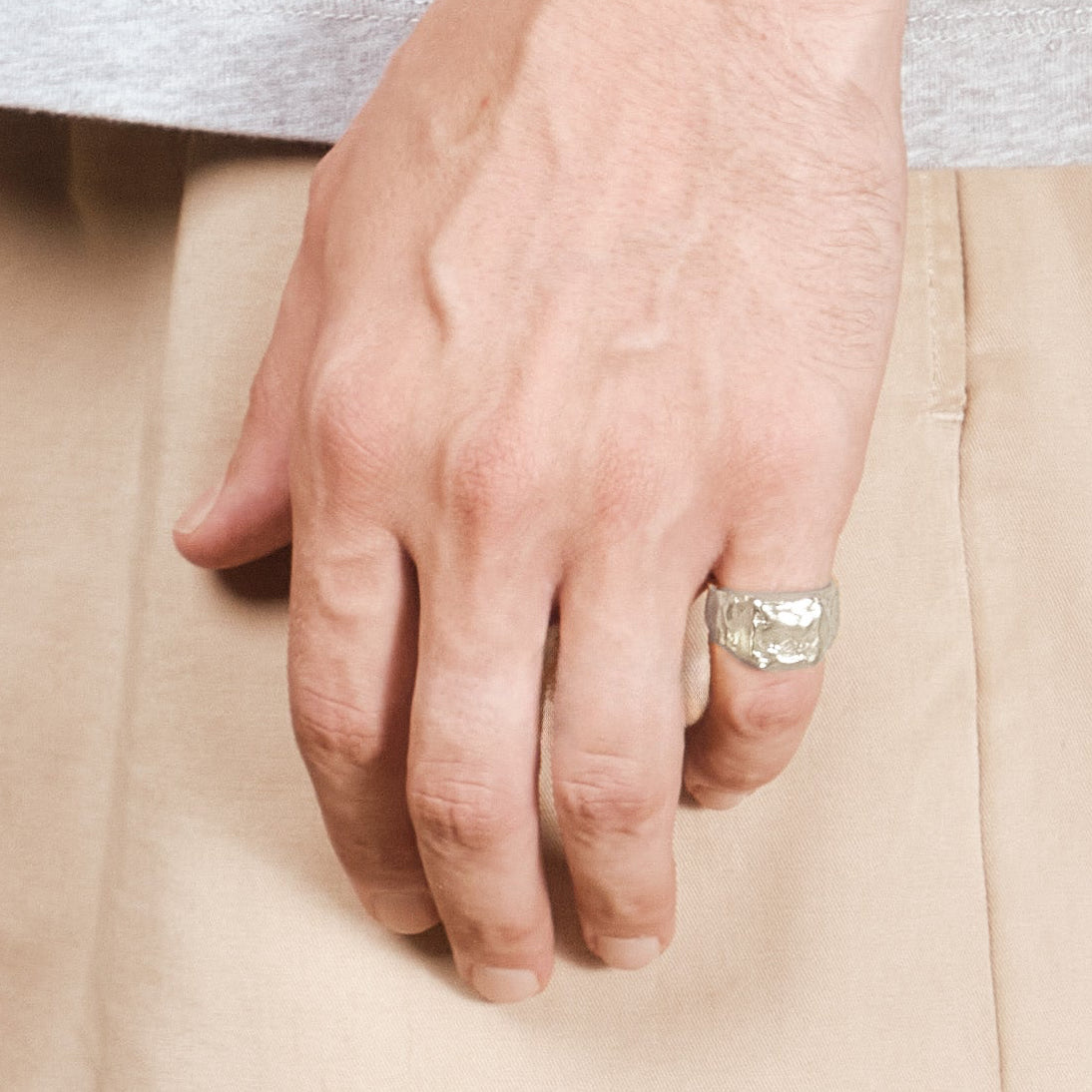 Solid Square Signet Ring