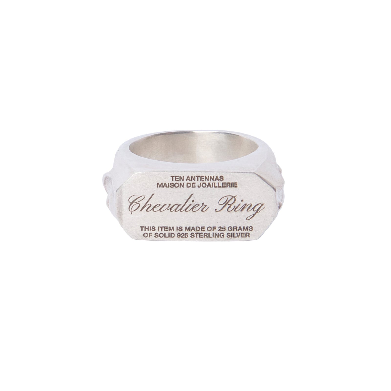 Chevalier Ring #2 — Silver