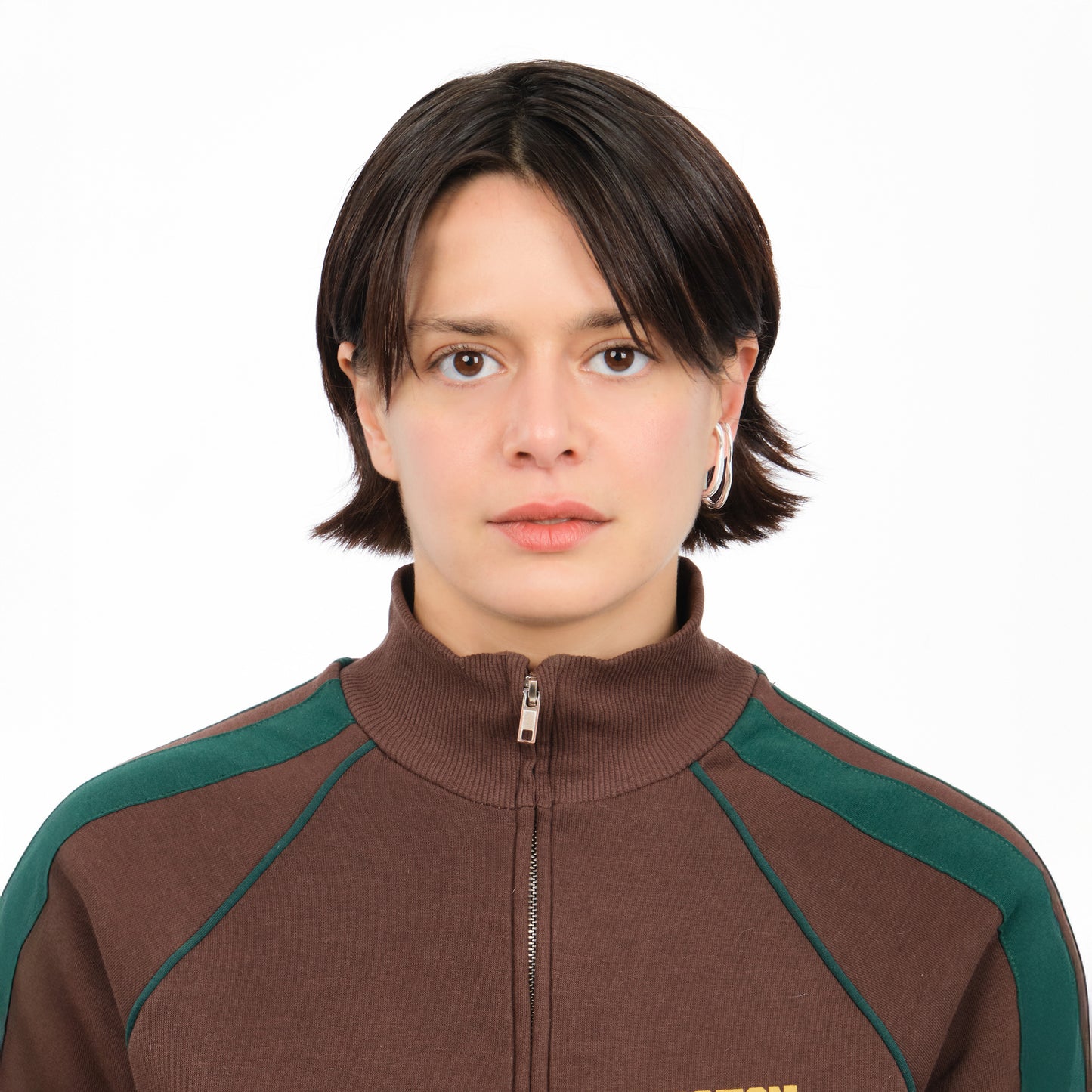 CSST05 // Silver Abstract Liquid Ear Cuff Ten Antennas