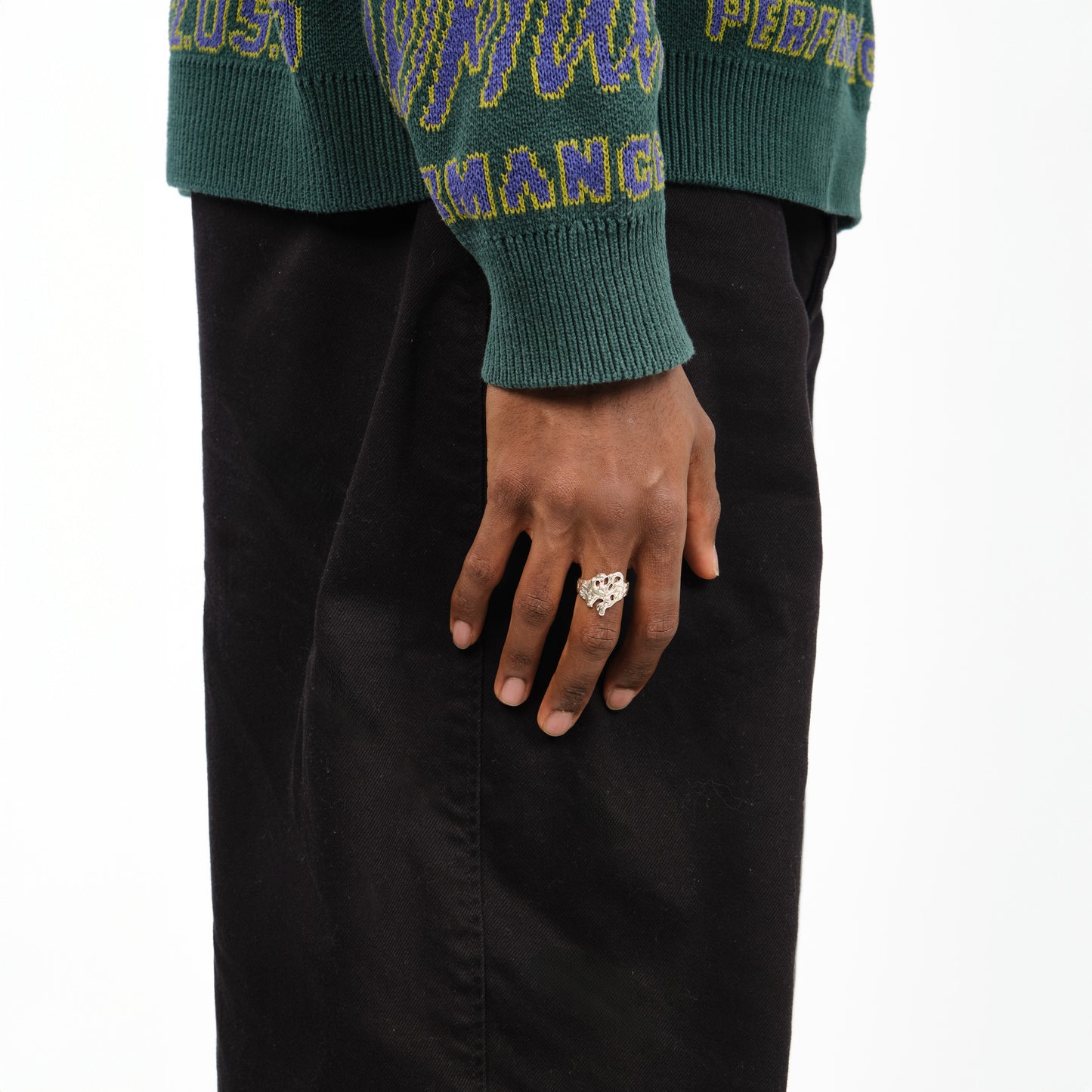 RSST04 // Unisex melting monster ring