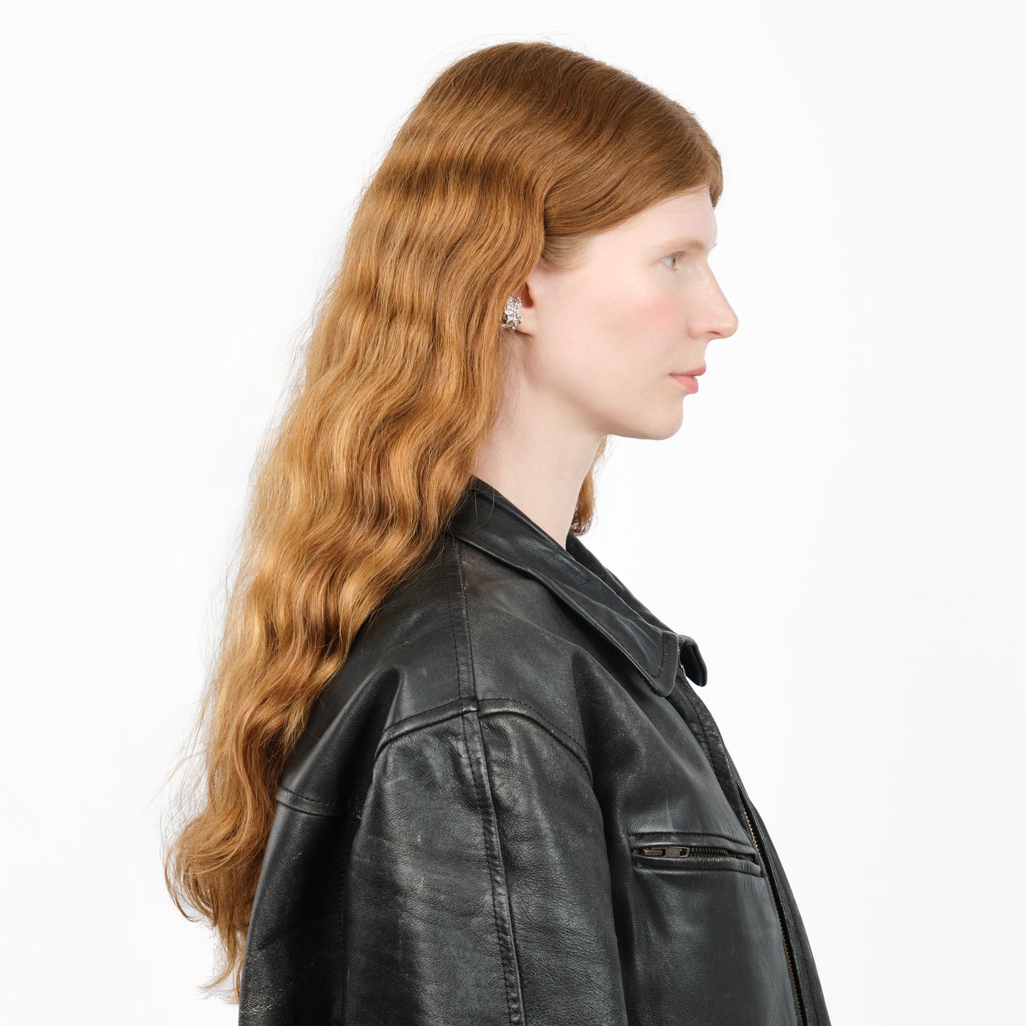 CFW01 // Melting Chunky Ear Cuff With Swarowski Crystals