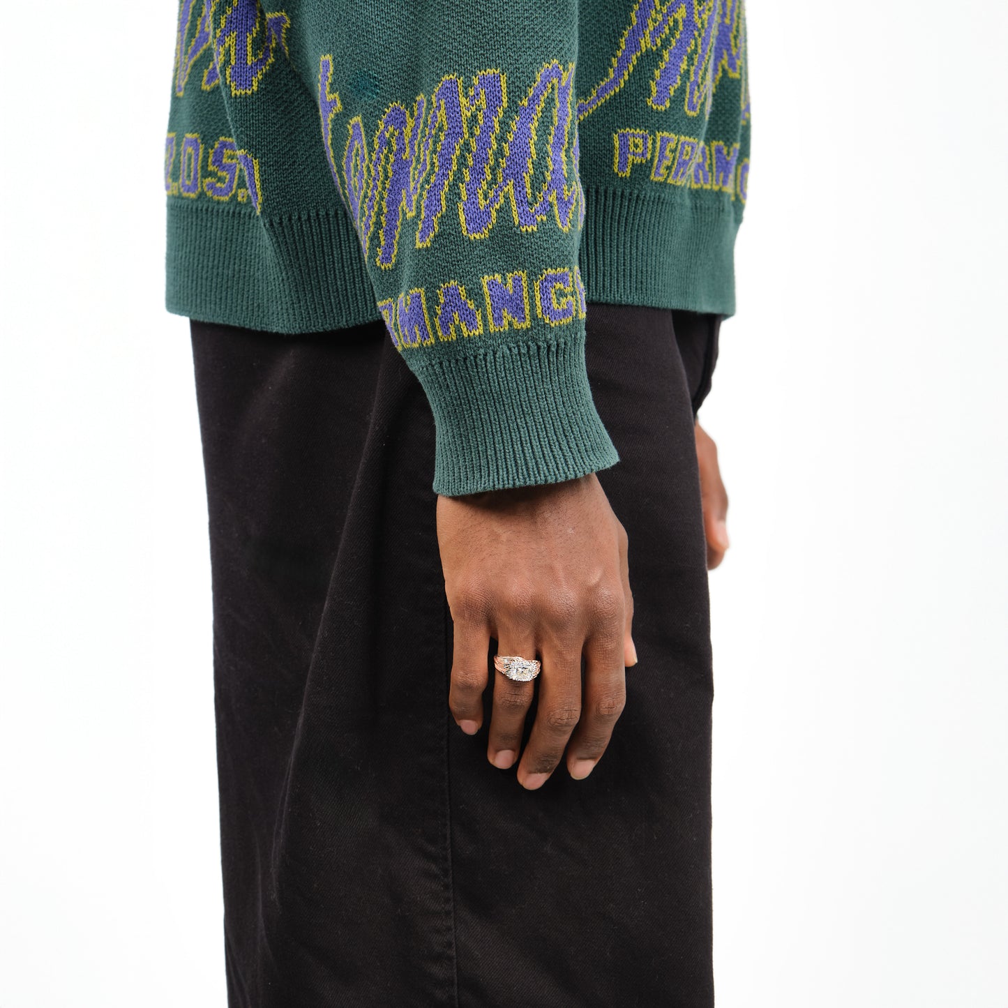 RSST25 // Unisex signet ring w/ zirconia stone Ten Antennas