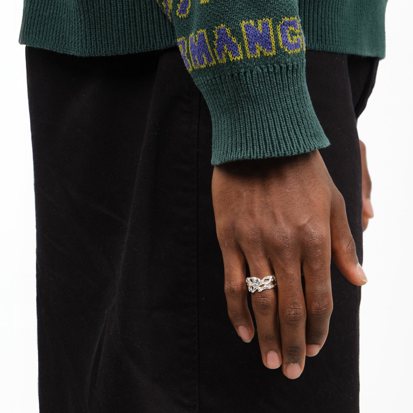 RSST02 // Unisex monster ring with holes Ten Antennas