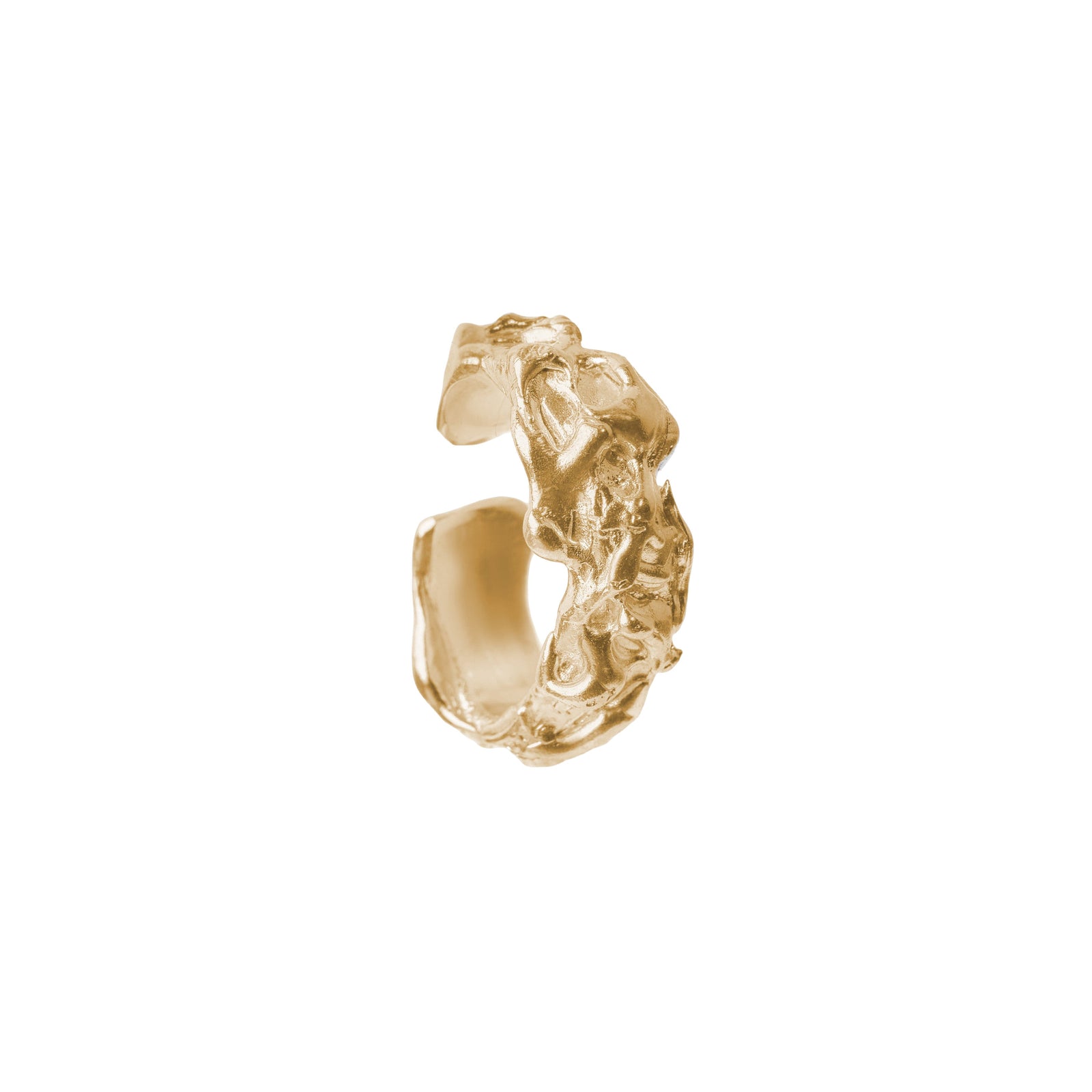 L’Organique Cuff — Gold Plated Silver