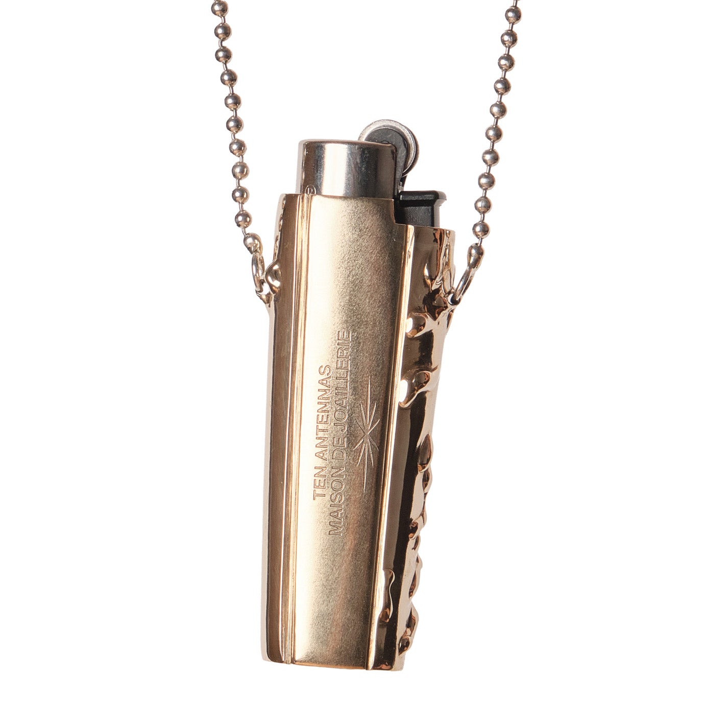 La Mèche — Luxury Bronze, sculptural lighter holder by Ten Antennas