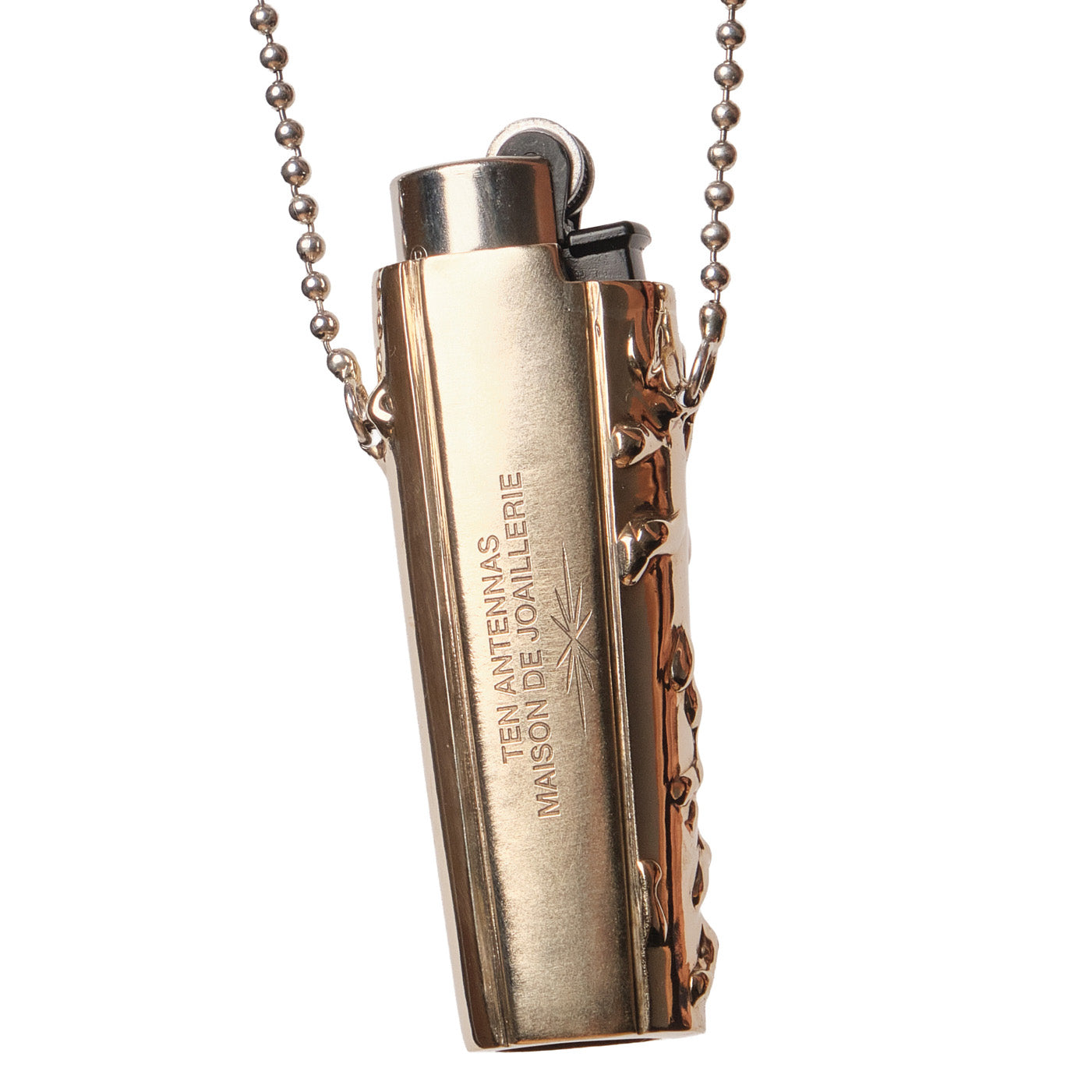 La Mèche — Luxury Bronze, sculptural lighter holder by Ten Antennas