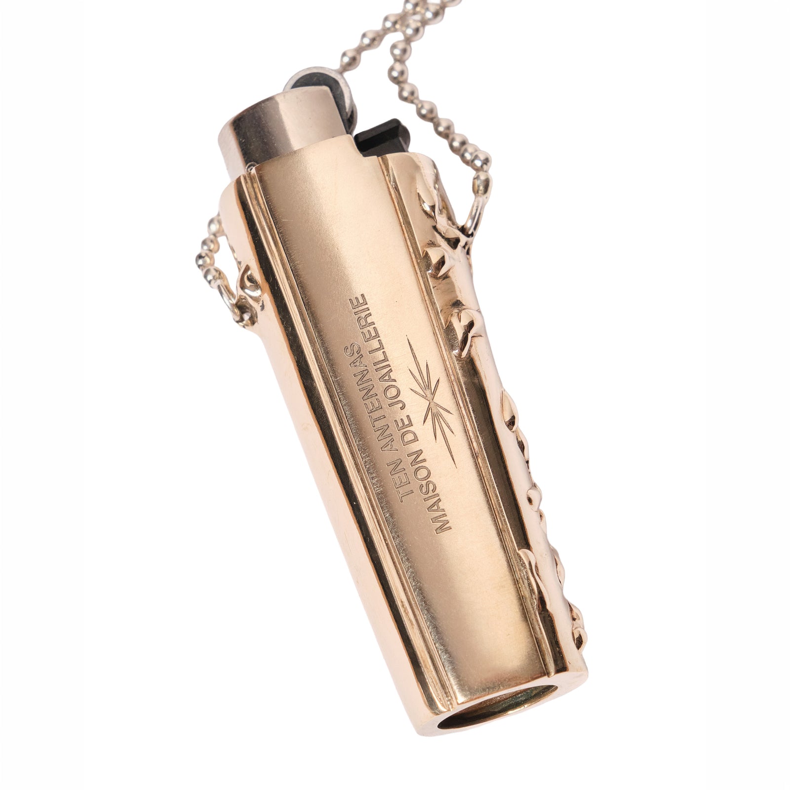 La Mèche — Luxury Bronze, sculptural lighter holder by Ten Antennas