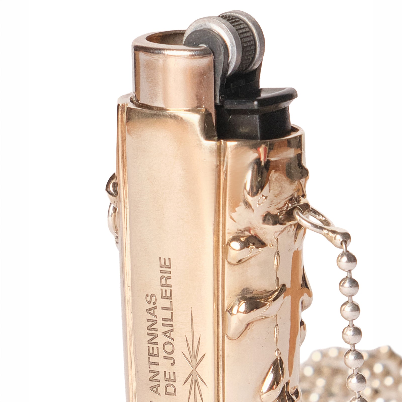 La Mèche — Luxury Bronze, sculptural lighter holder by Ten Antennas