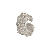 Le Spark Cuff — Silver, sculptural ear cuff, no piercing needed