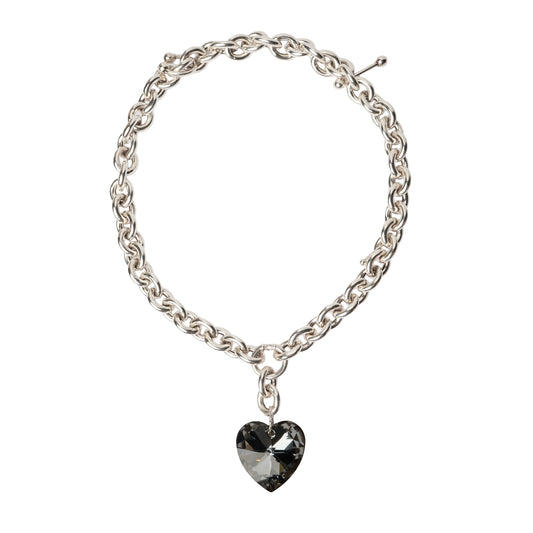 Black Cœur Chain necklace