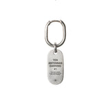 Token earring Silver