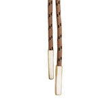Chevalier Bolo Tie #3 — Gold Plated Silver, engraved gold bar bolo tie
