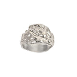 Solid Molten Ring — Sterling silver
