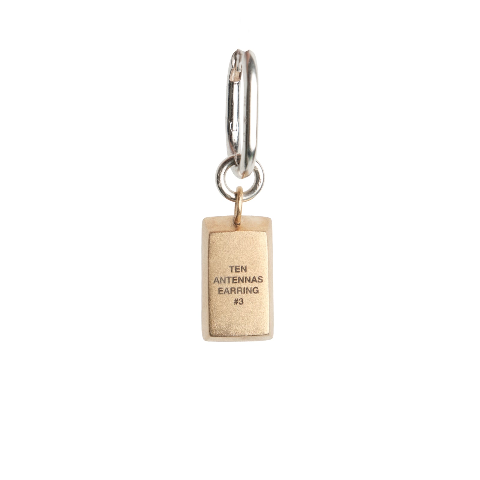 Chevalier Earrings #3 — Gold Plated Silver, engraved statement earrings
