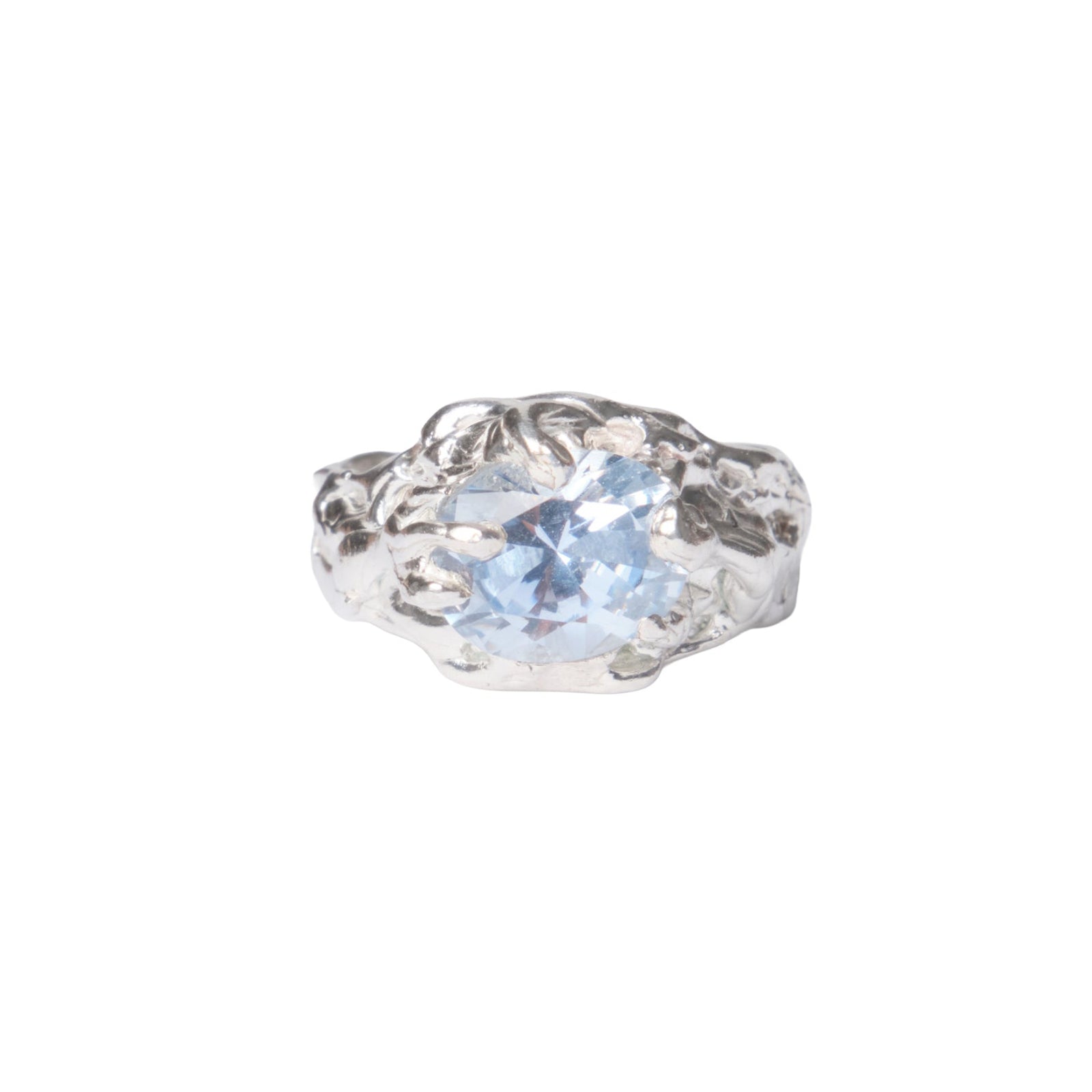 Tentacule Toe Ring — Silver, sculptural sterling silver toe ring