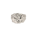 Solid Molten Ring — Sterling silver