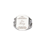 Chevalier Toe Ring — Silver, engraved sterling silver toe ring