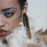 Le Miroir Ovale Gold Earring