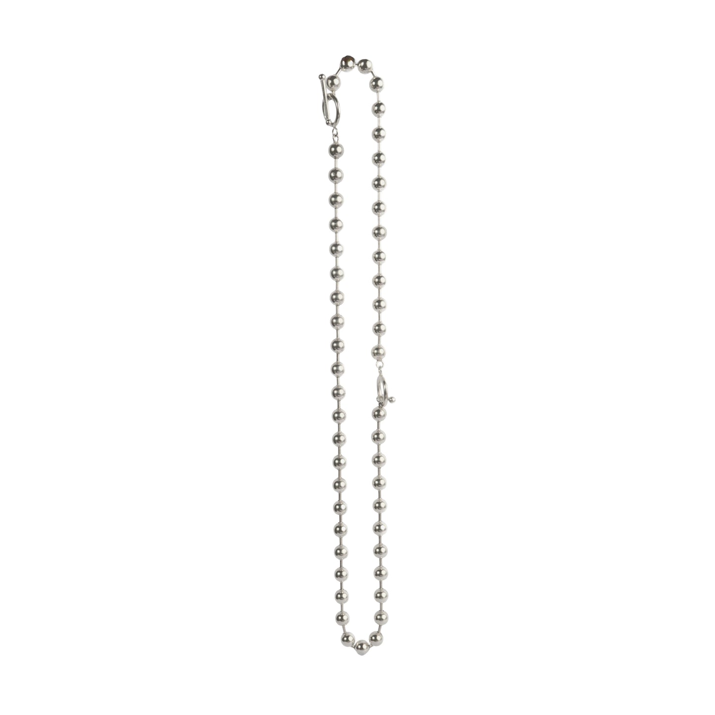 NBSST01B //  Modular silver giant marbles unisex necklace and bracelet