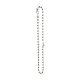 Boules Métalliques Duo Chain Set — modular sterling silver necklace and bracelet, unisex