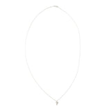 Fleurlette Pendant — Silver, delicate flower pendant with zirconia