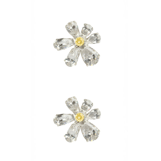 Crystal Fleur earrings
