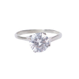 Between Us Ring — Silver, alternative engagement ring with micro-asymmetry