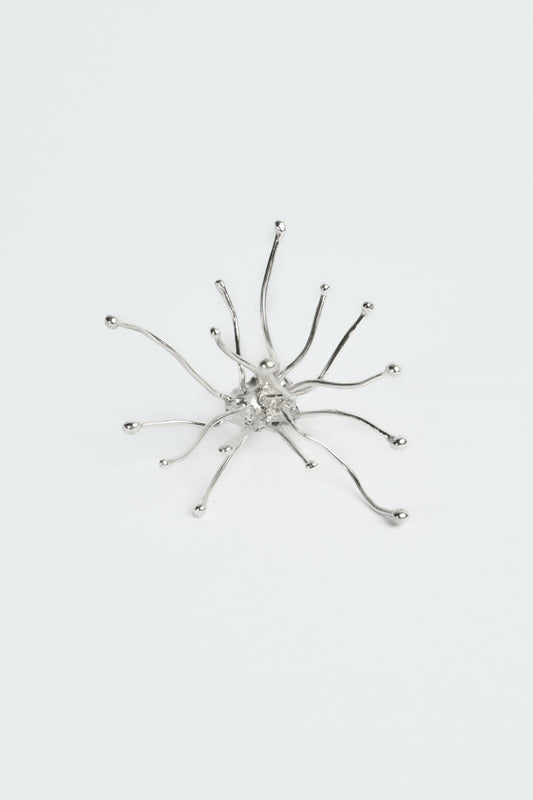 ESST05 // Silver Seaweed Earring