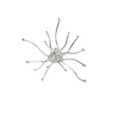 Silver Fleurs Sauvages Earrings — Silver, wild organic flower earrings