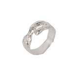 Molten Ring — Sterling silver