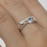 Frozen Heart Ring — Silver