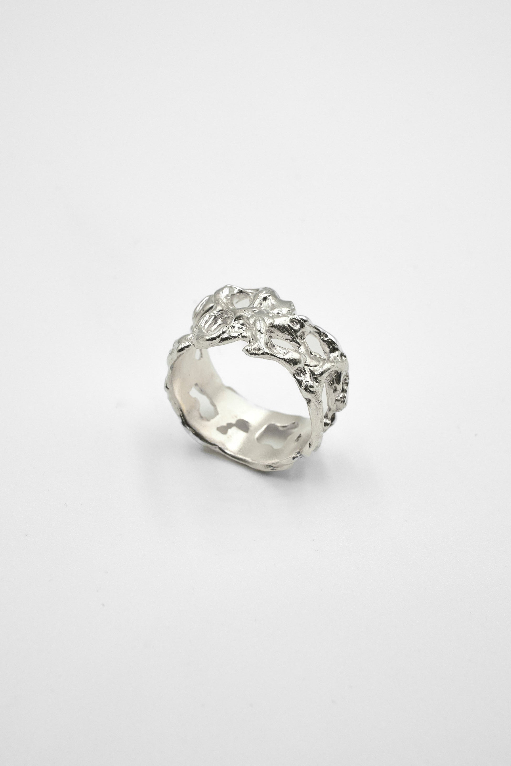 Ring unisex silver barcelona joyas joyeria