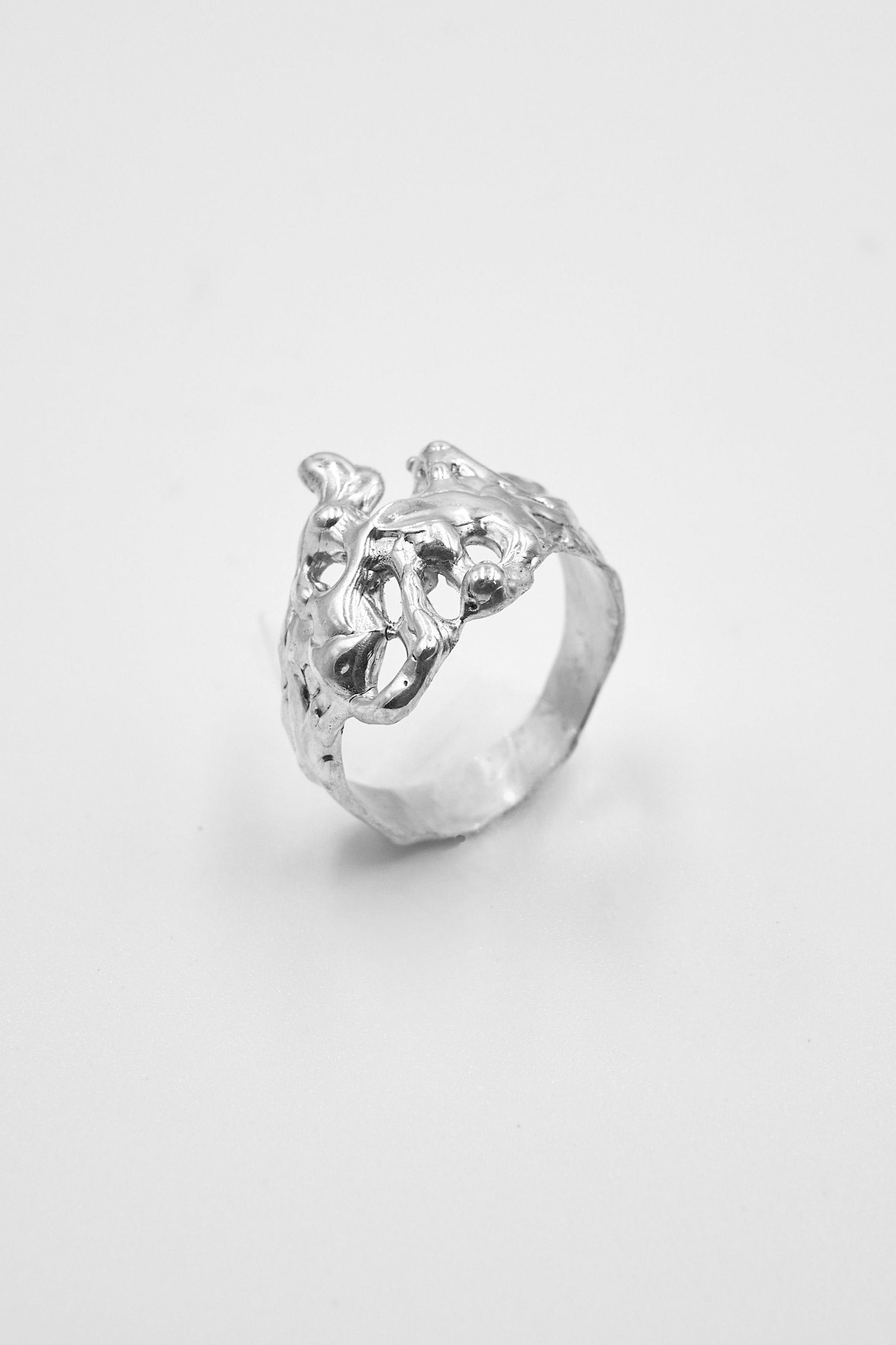 Ring unisex silver barcelona joyas joyeria