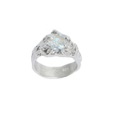 Tentacule Ring — Silver, Snow White zirconia