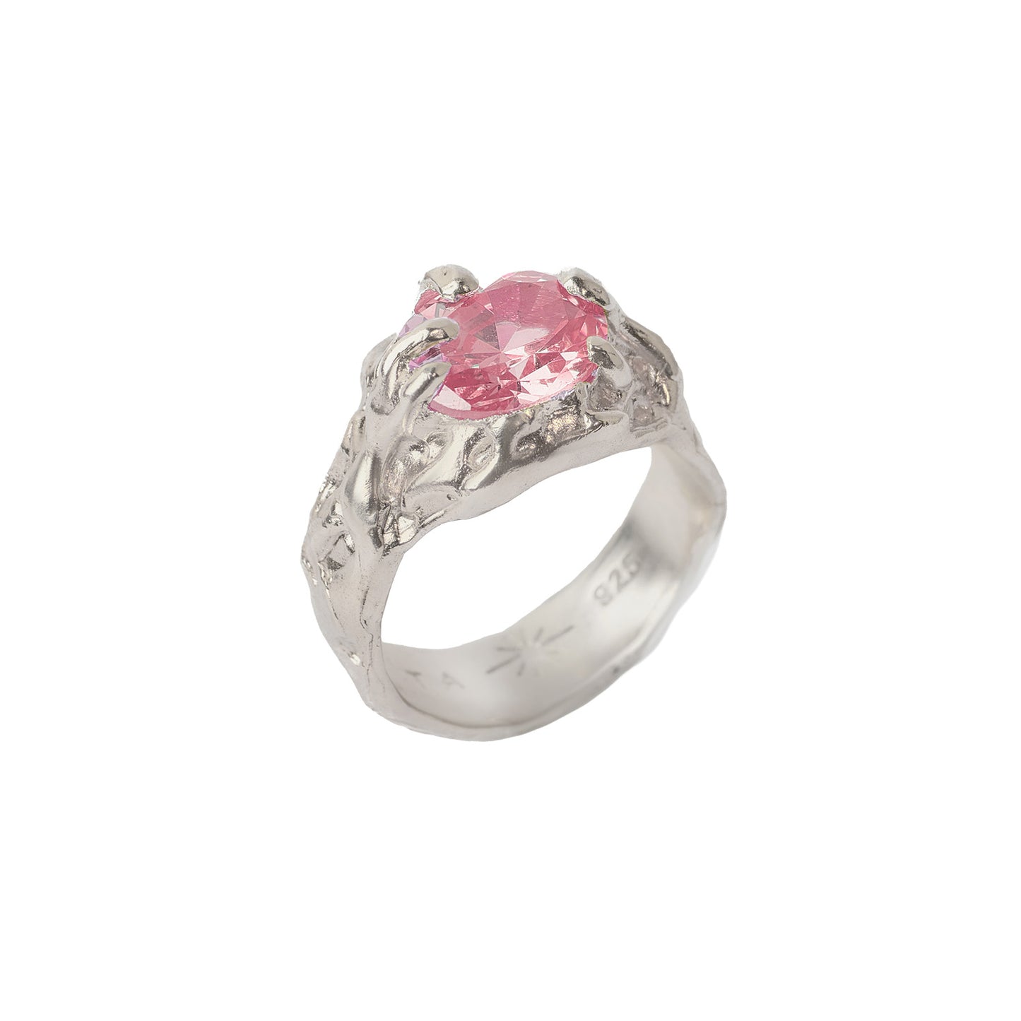 Tentacule Ring Dusty Pink