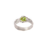 Petit Tentacule Ring — Silver, Acid Green zirconia