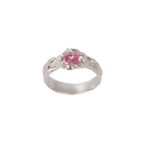 Petit Tentacule Ring — Silver, Dusty Pink zirconia