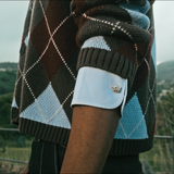 À Points Cufflinks — Silver, sculptural engraved cufflinks