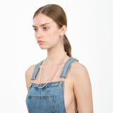 Spaghetti Duo Chain Set — modular sterling silver necklace and bracelet, unisex