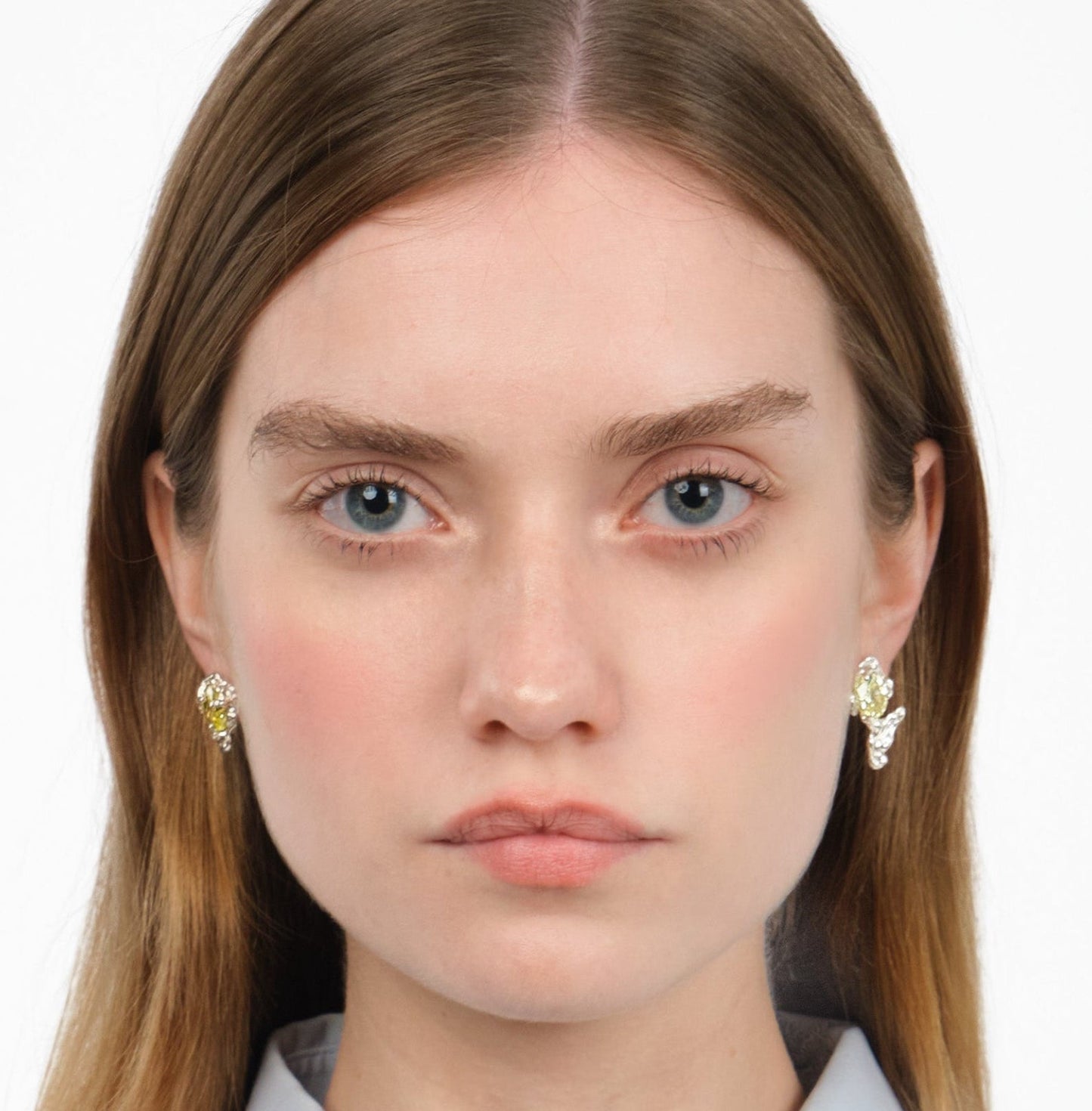 Twin Earrings Acid Green