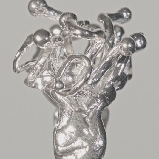 Fleur Sauvage Ring — Silver