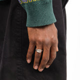 Molten Ring — Sterling silver